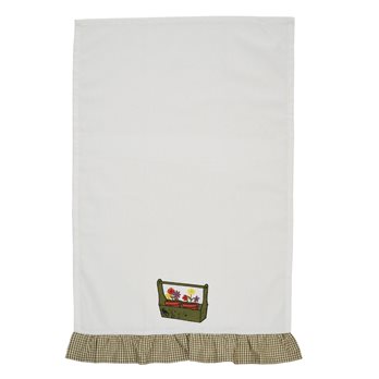 Flowers And Caddy Dishtowel