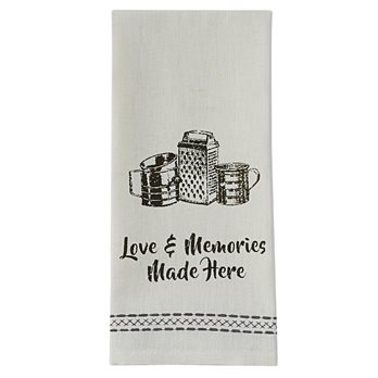 Love & Memories Made Prnt Dishtowel