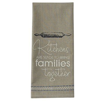 Kitchens Are Made Printed Dishtowel