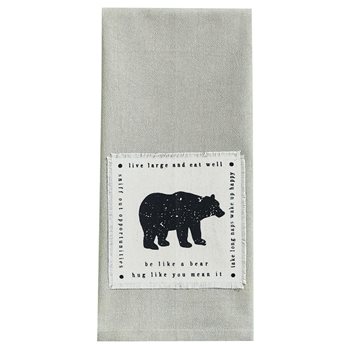 Be Like A Bear Dishtowel