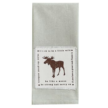 Be Like A Moose Dishtowel