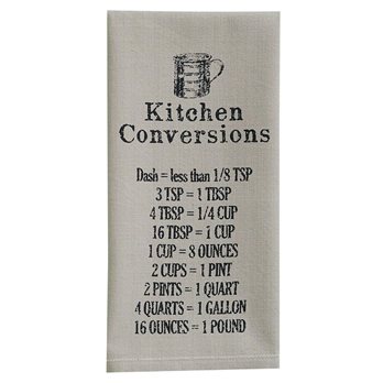 Kitchen Conversions Printed Dishtowel