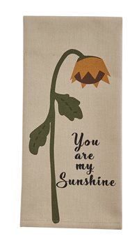 Sunshine Print Dishtowel