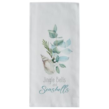 Jingle Bells And Seashells Dishtowel