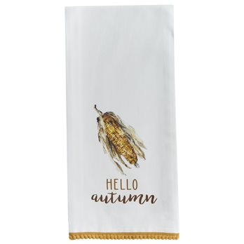 Hello Autumn Dishtowel