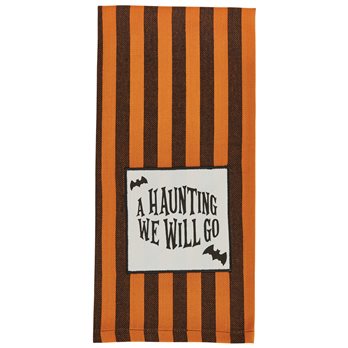 Haunting We Will Go Dishtowel