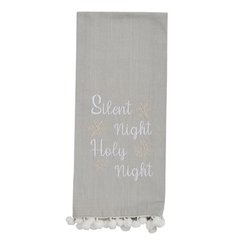 Silent Night Dishtowel