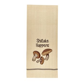 Shiitake Happens Dishtowel