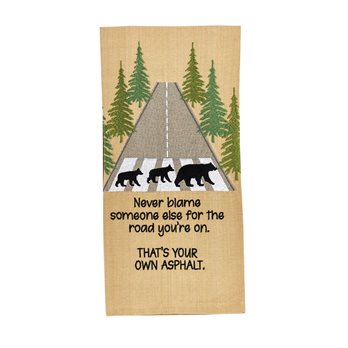 Your Own Asphalt Dishtowel