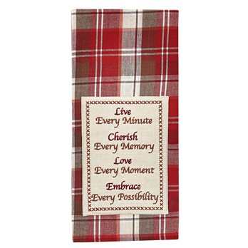 Live Every Minute Dishtowel