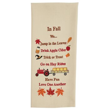 In Fall Dishtowel