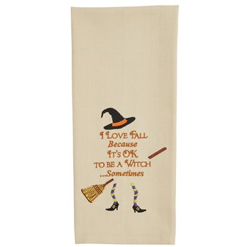 It'S Ok To Be A Witch Dishtowel