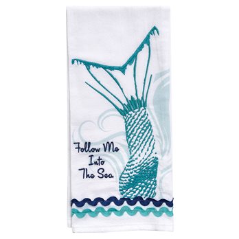 Into The Sea Decorative Dishtowel