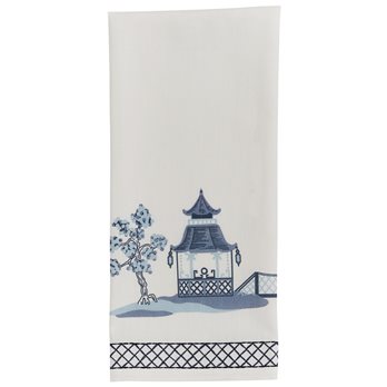 Chinois Pagoda Dishtowel