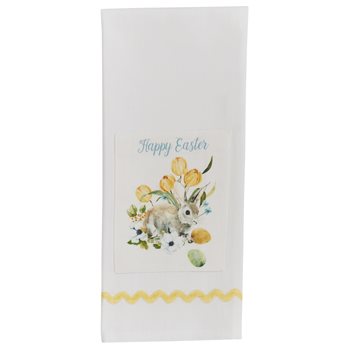 Happy Easter Printed Dishtowel