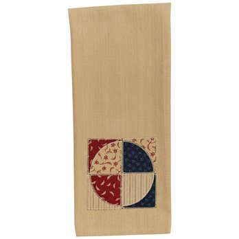 Pieced Circle Dishtowel