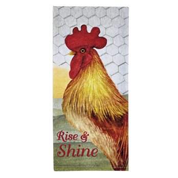 Rise And Shine Printed Dishtowel