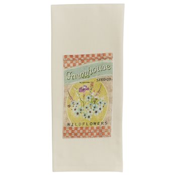 Farmhouse Seed Co. Wildflowers Dishtowel