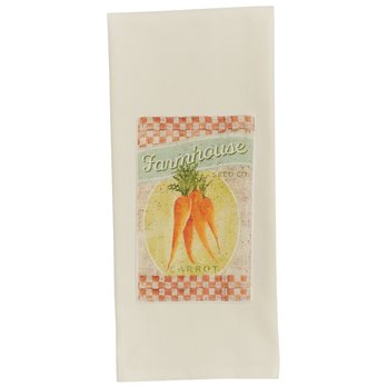 Farmhouse Seed Co. Carrots Dishtowel