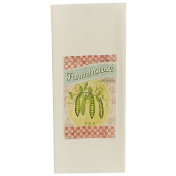 Farmhouse Seed Co. Peas Dishtowel