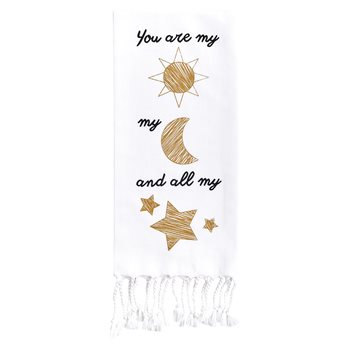 Sun Moon Stars Decorative Dishtowel