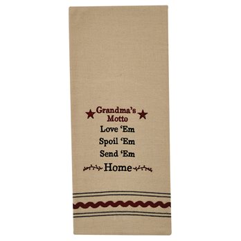 Grandma'S Motto Dishtowel