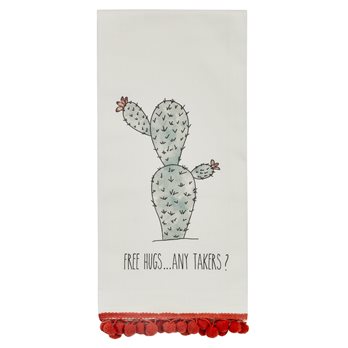 Free Hugs Printed Dishtowel