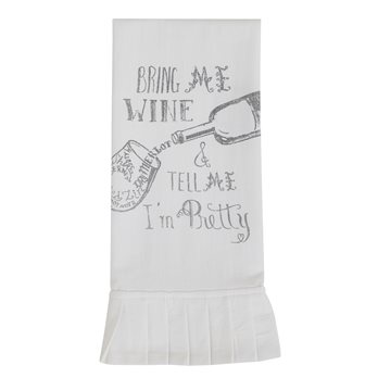 Bring Wine Dishtowel