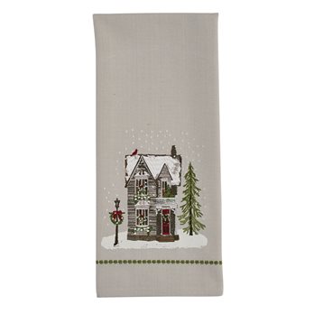 House Printed/Embroidered Dishtowel