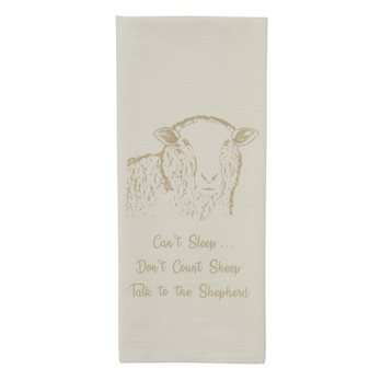 Don'T Count Sheep Printed Flour Sack Dishtowel