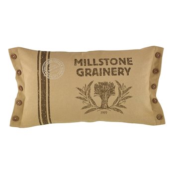 Millstne Grainry Pillow 12X20 Cover