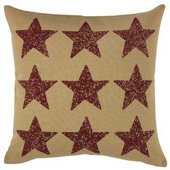 Nine Star Print Pillow 20 Cover