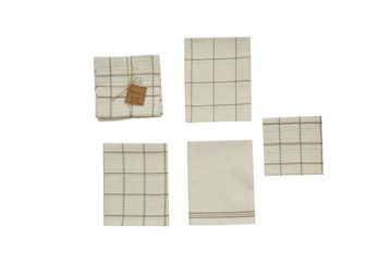 Five Farms 3 Dishtowel/1Dc Set Cream