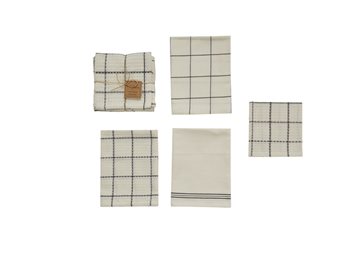 Five Farms 3 Dishtowel/1Dc Set Slate