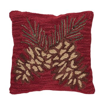 Pinecone Hook 18" Pillow Cover