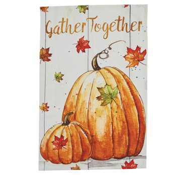 Gather Together Pumpkins Dishtowel