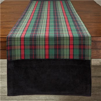 Ross Holiday Plaid Table Runner 15X72