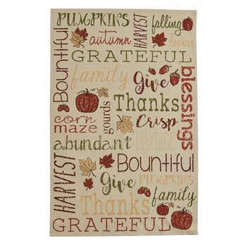 Harvest Sentiments Dishtowel