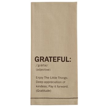 Grateful Printed Dishtowel