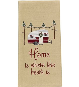 Home Is Where The Heart Is Dishtowel