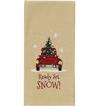 Ready Set Snow Dishtowel