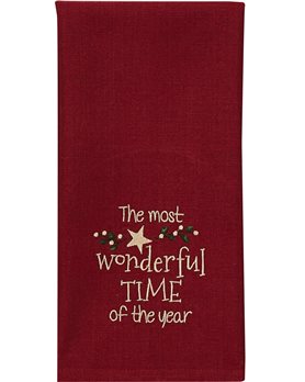 The Most Wonderful Time Dishtowel