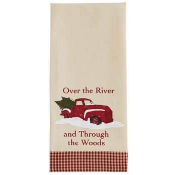 Truck Printed Dishtowel