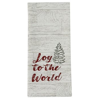 Joy To The World Printed Dishtowel