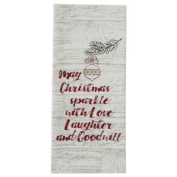 May Christmas Printed Dishtowel