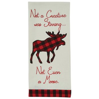 Not A Creature Was Stirring Dishtowel