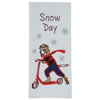 Snow Day Dishtowel