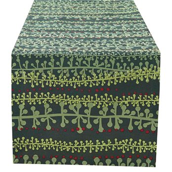 Holiday Garland Table Runner 15X72