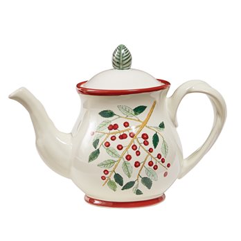 Simply Holly Teapot