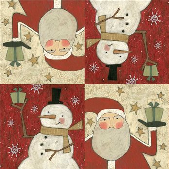 Snow Friends Paper Luncheon Napkins